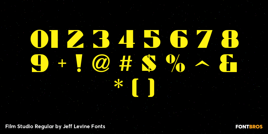 Film Studio Regular Font Poster #4