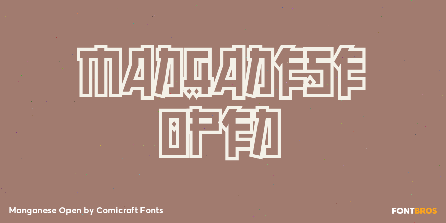 Manganese Open Poster