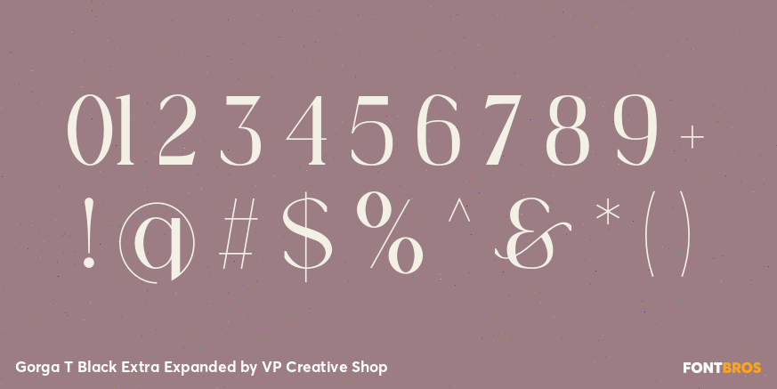 Gorga T Black Extra Expanded Font Poster #4