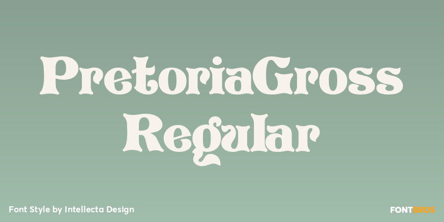 PretoriaGross Regular Poster