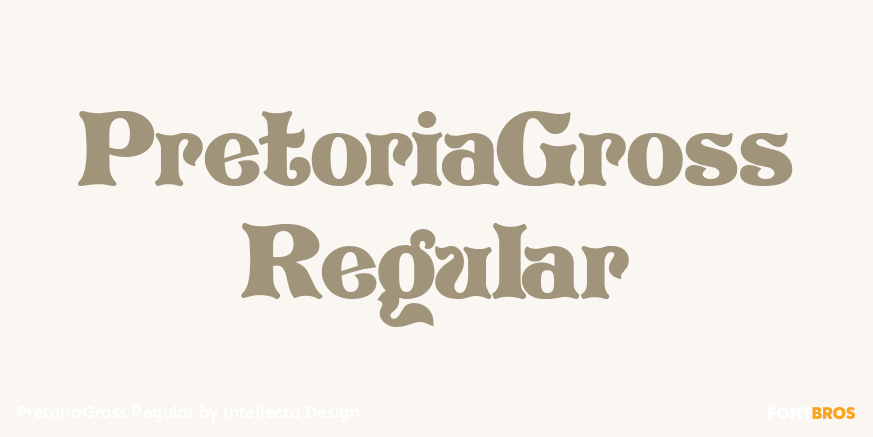 PretoriaGross Regular Poster