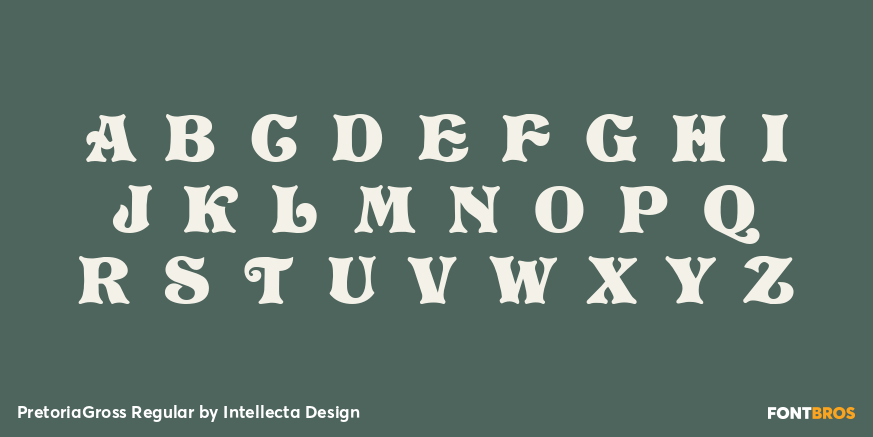 PretoriaGross Regular Font Poster #2