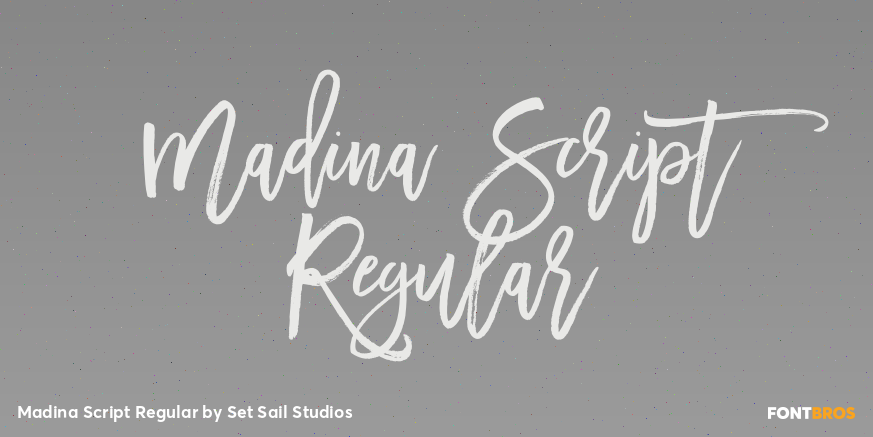 Madina Script Regular Font Poster #1