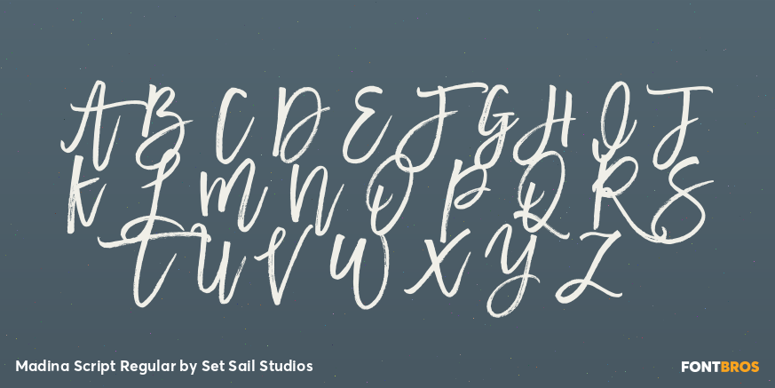 Madina Script Regular Font Poster #2