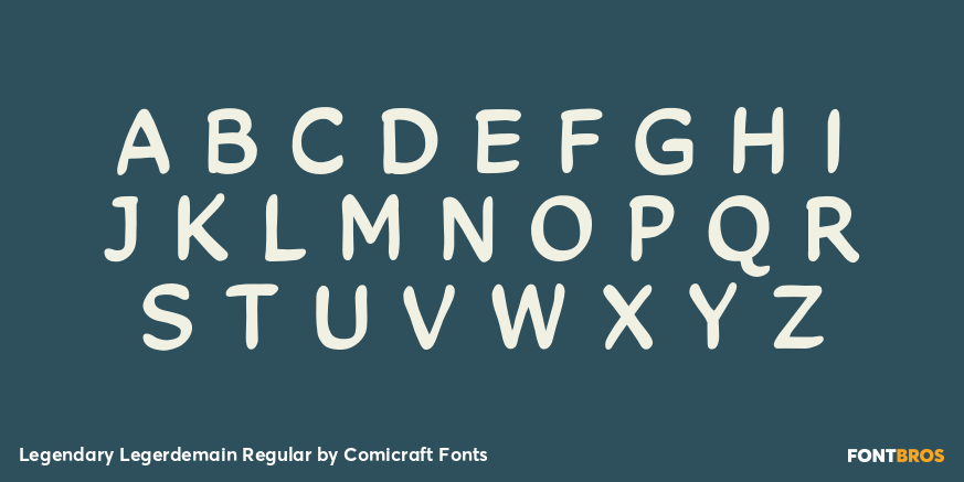 Legendary Legerdemain Regular Font Poster #2