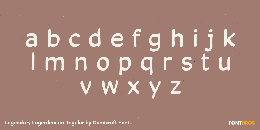 Legendary Legerdemain Regular Font Poster #3