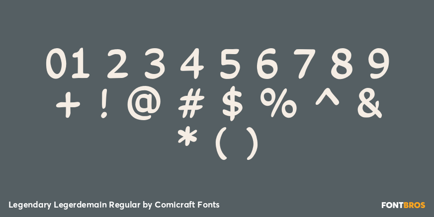 Legendary Legerdemain Regular Font Poster #4