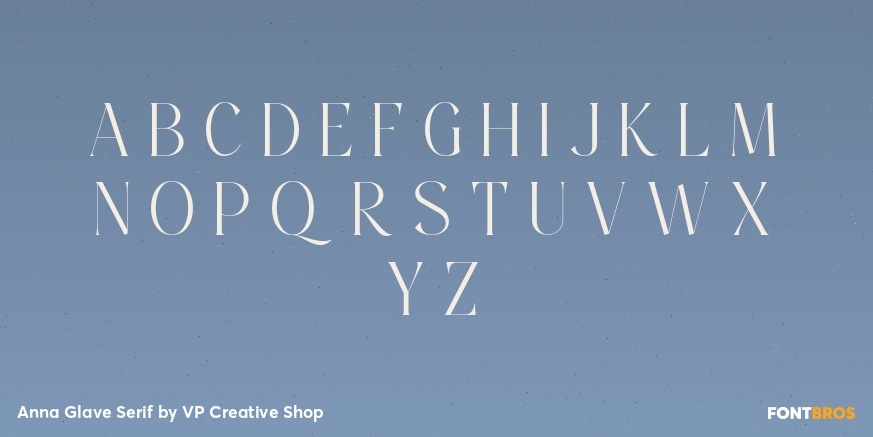 Anna Glave Serif Font Poster #2