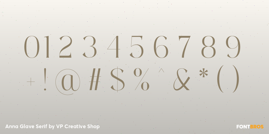 Anna Glave Serif Font Poster #4
