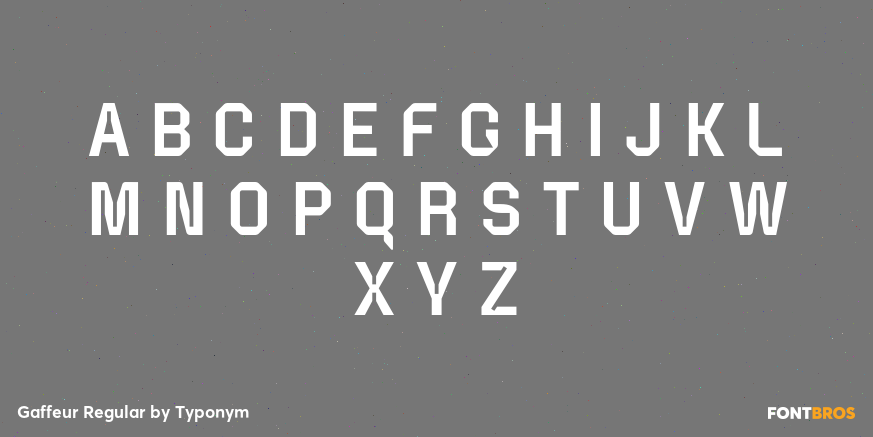 Gaffeur Regular Font Poster #2