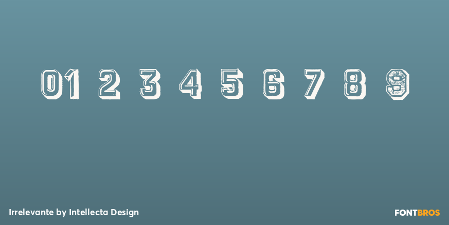 Irrelevante Font Poster #1