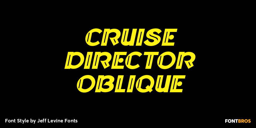 Cruise Director Oblique Poster