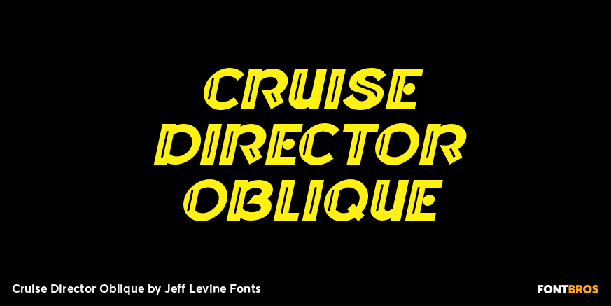 Cruise Director Oblique Poster