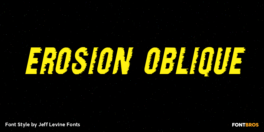Erosion Oblique Poster