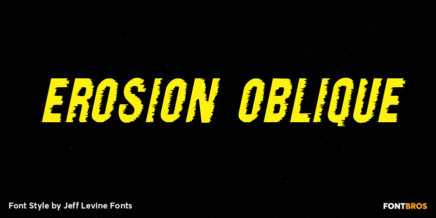 Erosion Oblique Poster