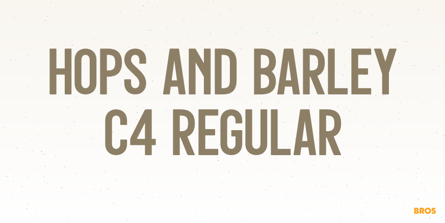 Hops And Barley C4 Regular Poster