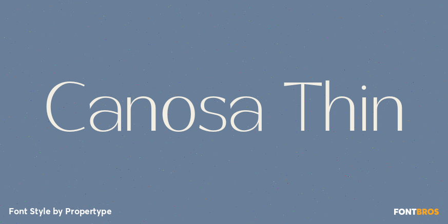 Canosa Thin Poster