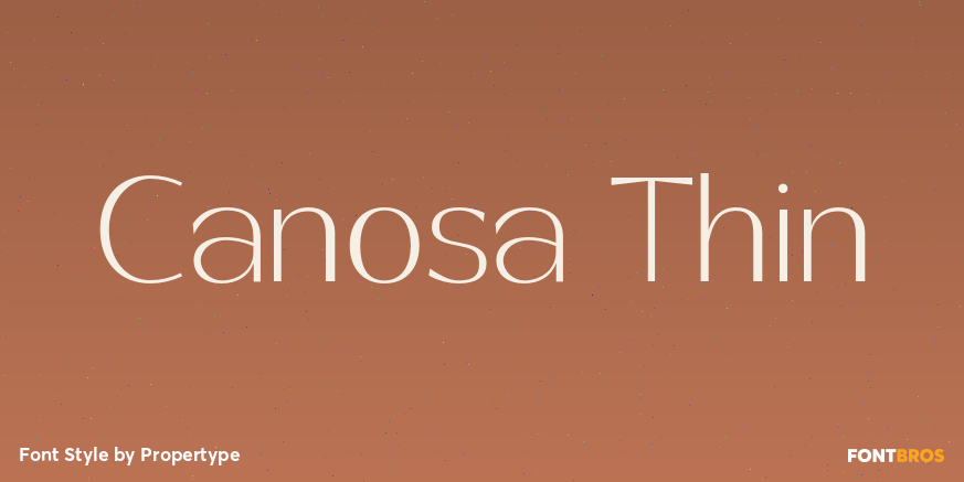Canosa Thin Poster