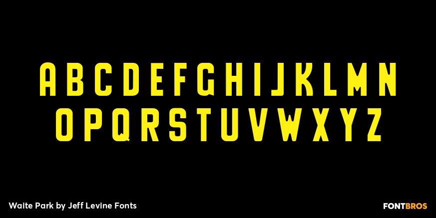 Waite Park Font Poster #3