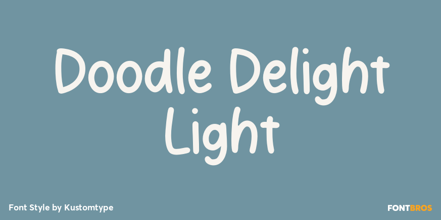 Doodle Delight Light Poster