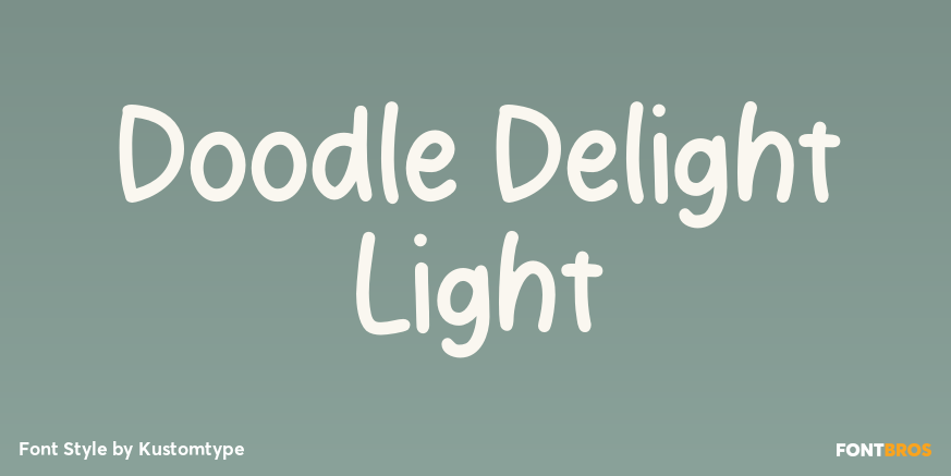 Doodle Delight Light Poster
