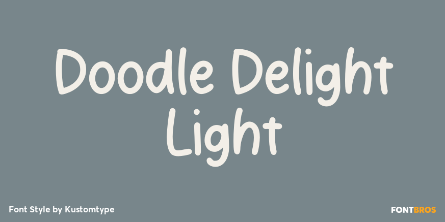 Doodle Delight Light Poster