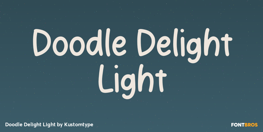 Doodle Delight Light Poster