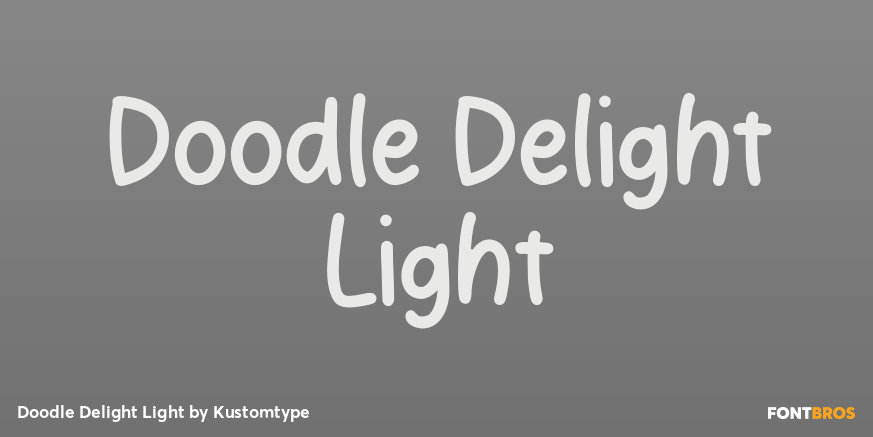 Doodle Delight Light Poster