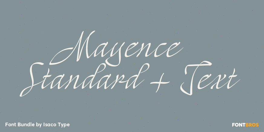 Mayence Standard + Text Poster
