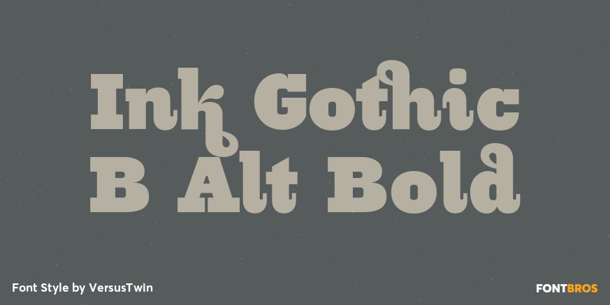 Ink Gothic B Alt Bold Poster