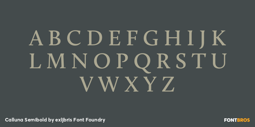 Calluna Semibold Font Poster #2