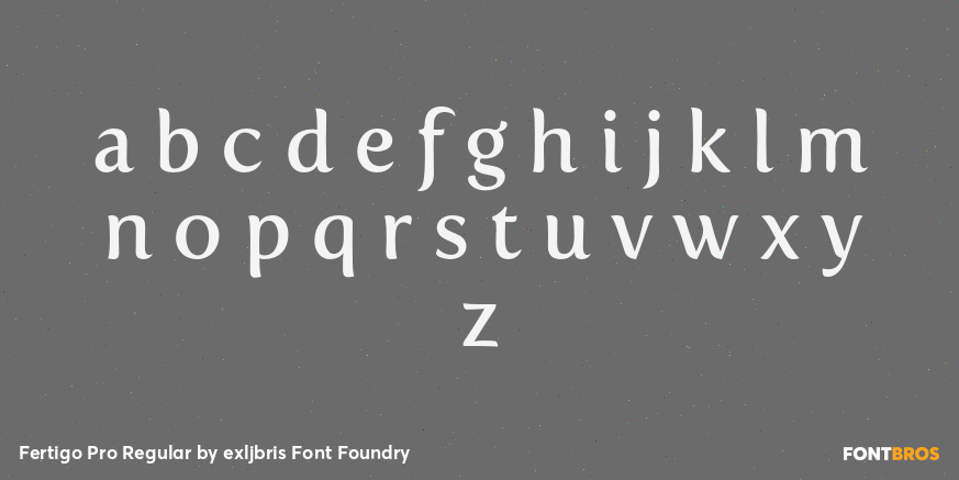 Fertigo Pro Regular Font Poster #3