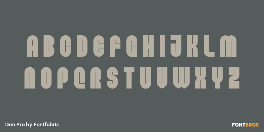 Dan Pro Font Poster #2