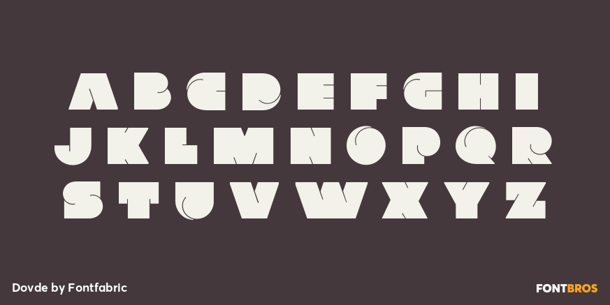 Dovde Font Poster #1