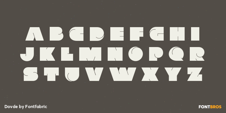 Dovde Font Poster #1