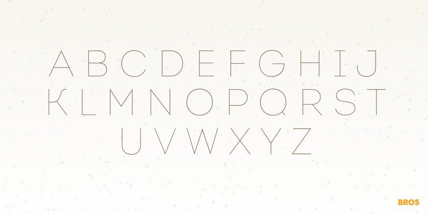 Intro Alternates Set Font Poster #2