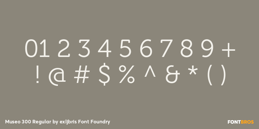 Museo 300 Regular Font Poster #1