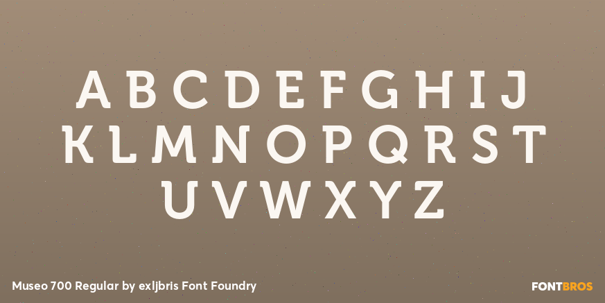 Museo 700 Regular Font Poster #1