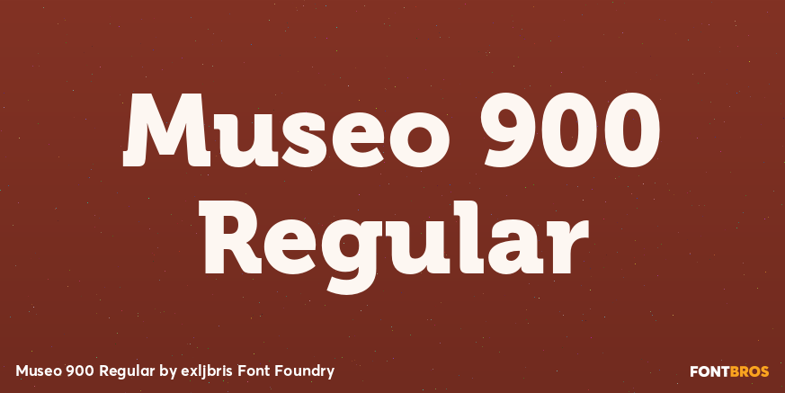 Museo 900 Regular Font Poster #1