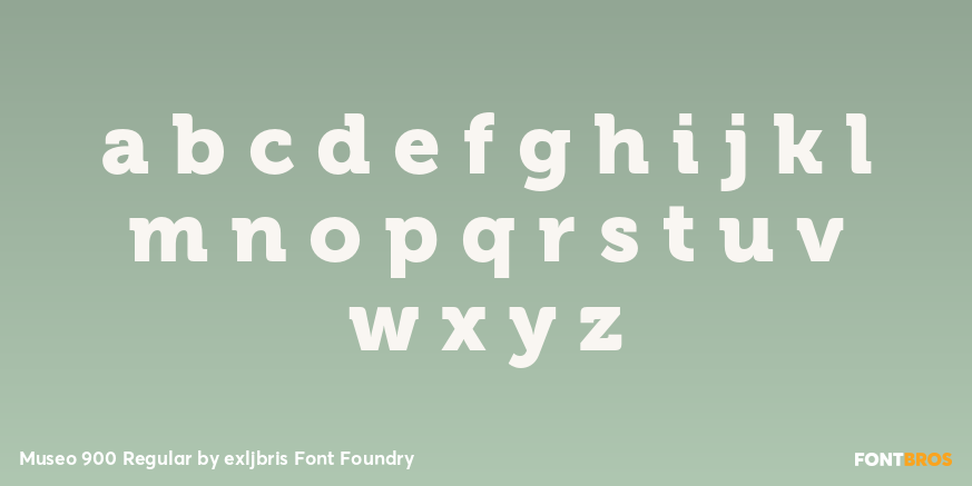 Museo 900 Regular Font Poster #3