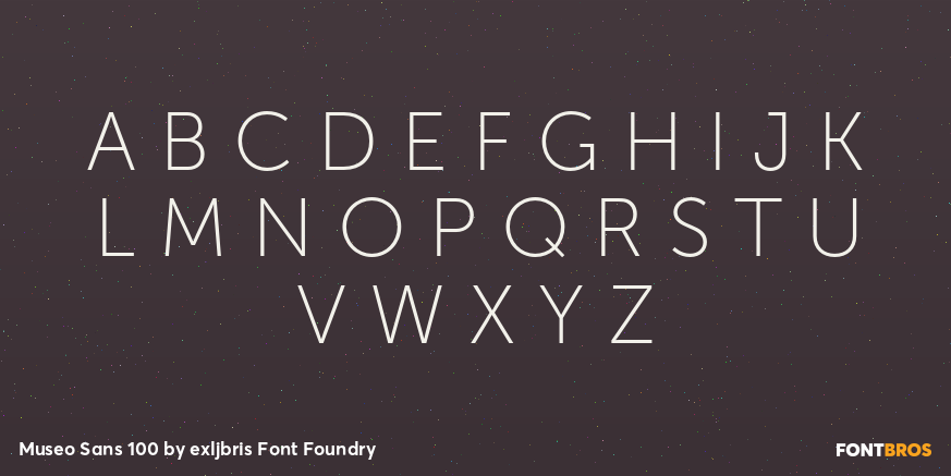 Museo Sans 100 Font Poster #2