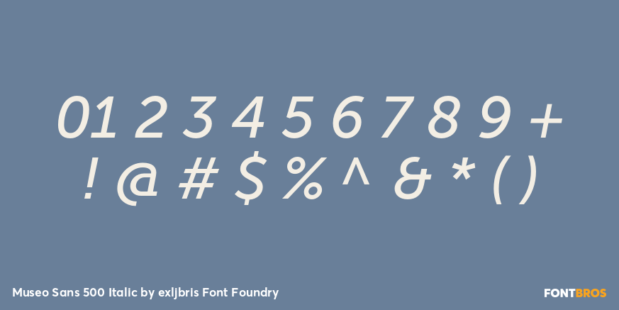 Museo Sans 500 Italic Font Poster #4