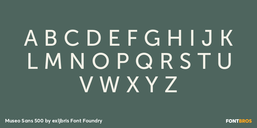 Museo Sans 500 Font Poster #2