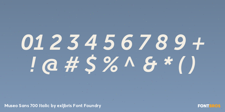 Museo Sans 700 Italic Font Poster #4
