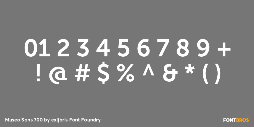 Museo Sans 700 Font Poster #1