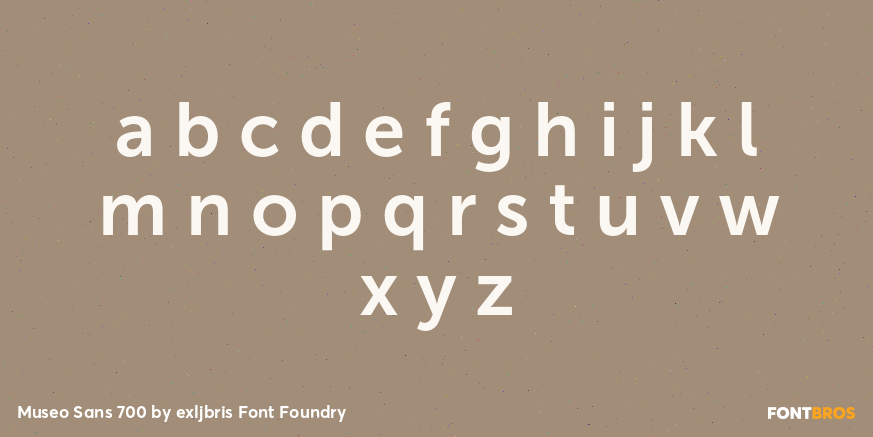 Museo Sans 700 Font Poster #1