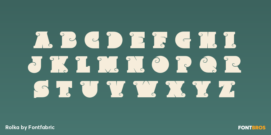 Rolka Font Poster #2
