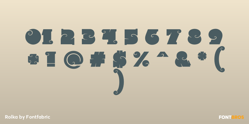 Rolka Font Poster #4