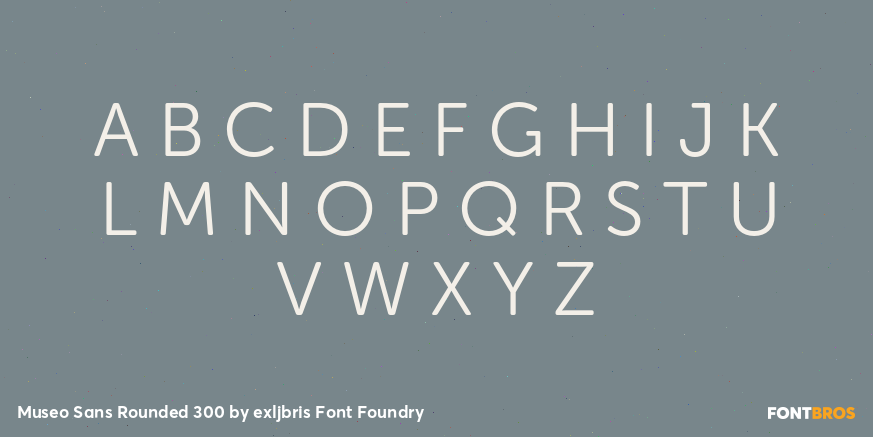 Museo Sans Rounded 300 Font Poster #2