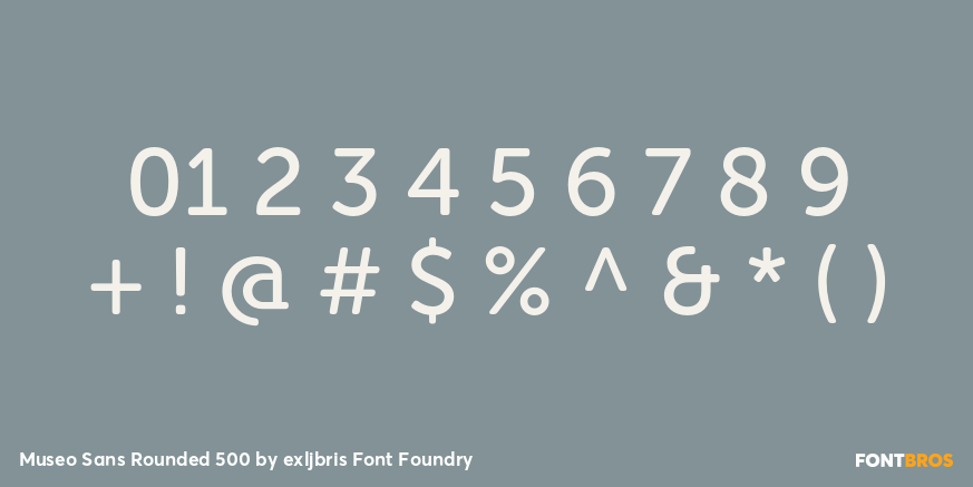 Museo Sans Rounded 500 Font Poster #4
